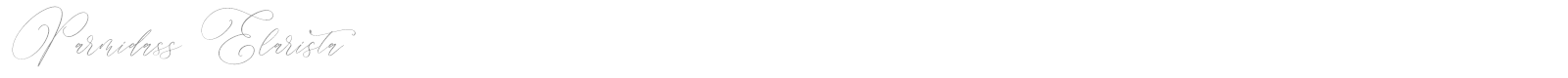 Parmidass Elarista font preview